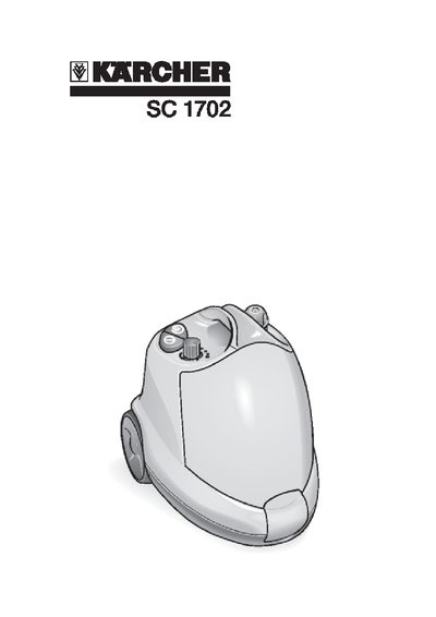 KARCHER SC 1702 User Manual - cover page