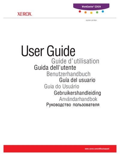 Xerox WorkCentre C2424 User Guide