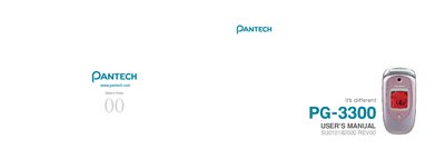 Pantech PG-3300 User Manual