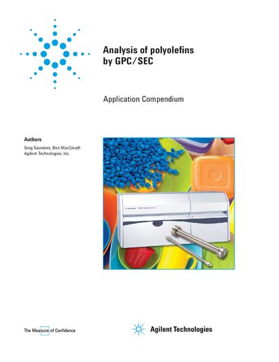 Agilent Polyolefin Analysis by GPC/SEC Application Compendium - cover page