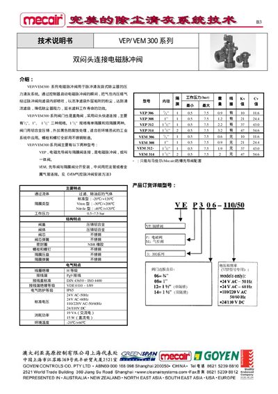 GOYEN VEP/VEM300 Series Technology Manual - cover page