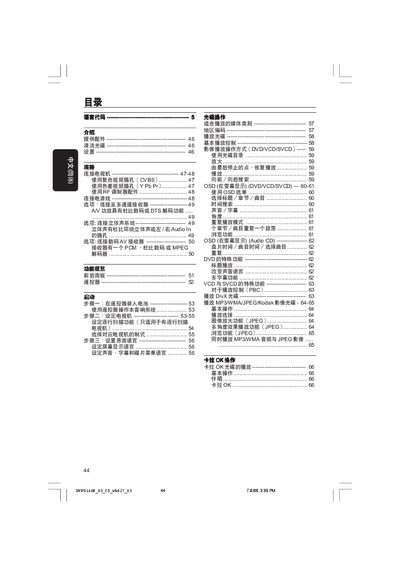 Philips DVP5140K DVD Player User Manual