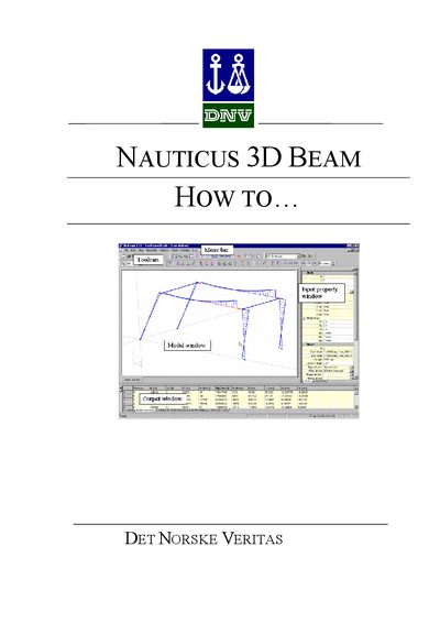 Nauticus 3D Beam User Manual