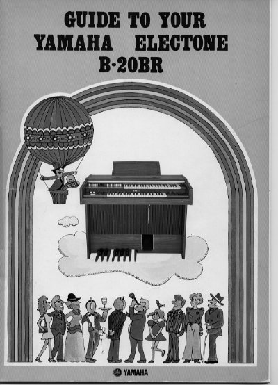 Yamaha Electone B-20BR User Guide - cover page
