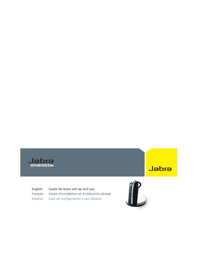Jabra GN9350e User Manual - cover page