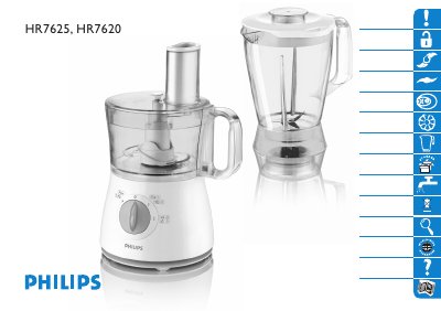 Philips HR7625 HR7620 Blender User Manual - cover page