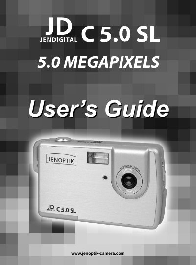 Jenoptik JD C 5.0 SL User Manual - cover page