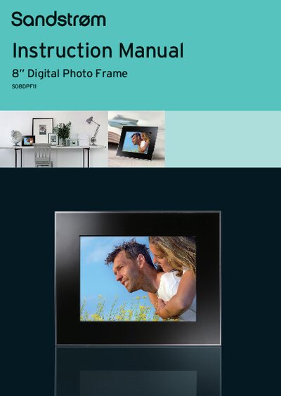 Instruction Manual for Sandström Digital Photo Frame