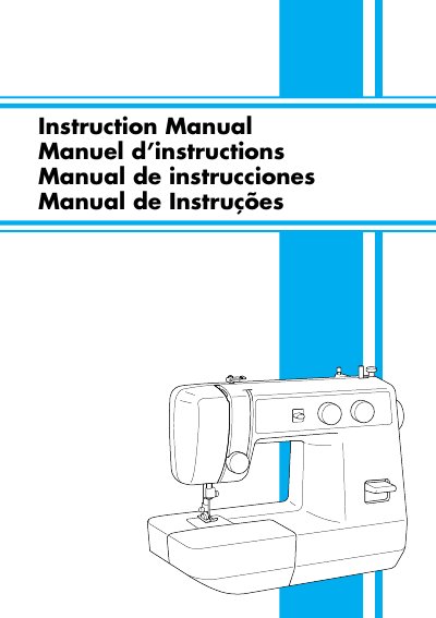 Epson Sewing Machine Instruction Manual - cover page