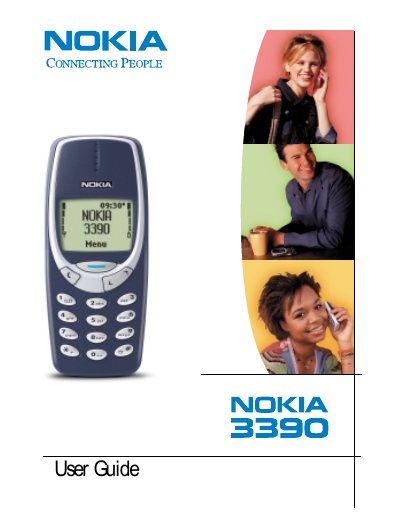 Nokia 3390 User Guide - cover page