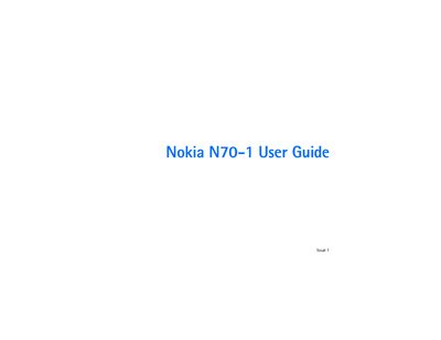 Nokia N70-1 User Guide
