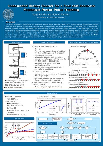 Unbounded Binary Search for Fast Accurate Maximum Power Point Tracking Paper - cover page