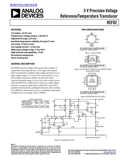 ANALOG DEVICES REF02 handbook (1) - cover page