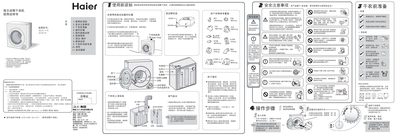 Haier GDZA3.5-61 / GDZA5-61 Tumble Dryer User Manual - cover page