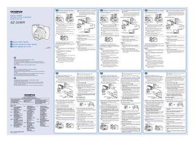 OLYMPUS SZ-30MR digital camera user guide - cover page