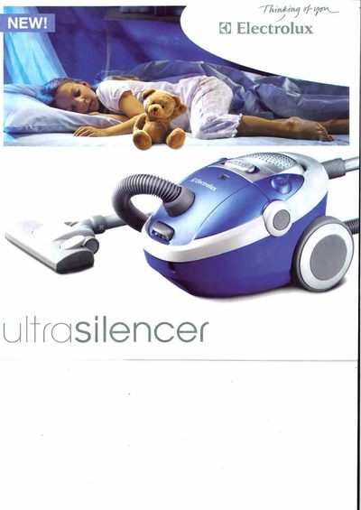 Electrolux Ultra Silencer User Manual - cover page