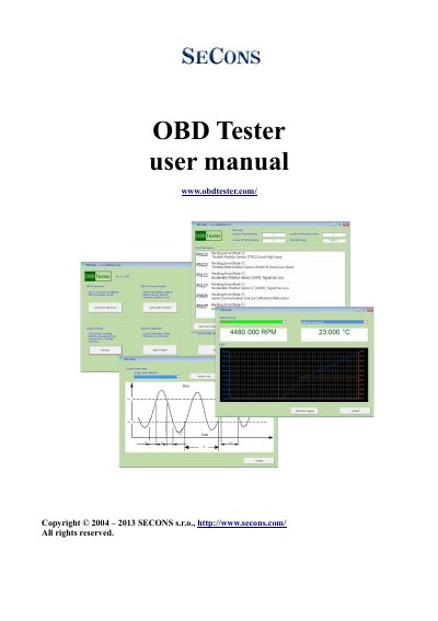 SECONS ELM-USB OBD Tester User Manual