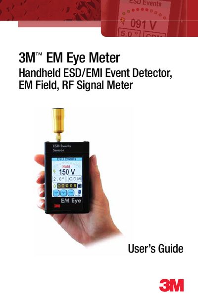 3M EM Eye Meter CTM048 User Manual - cover page