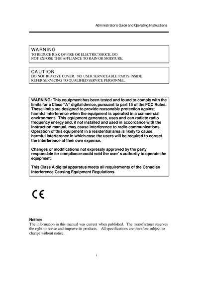 EverFocus DR1600MA_V3.1 Administrator's Guide - cover page