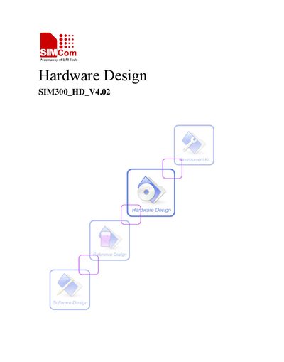 SIMCom SIM300 Hardware Design Manual