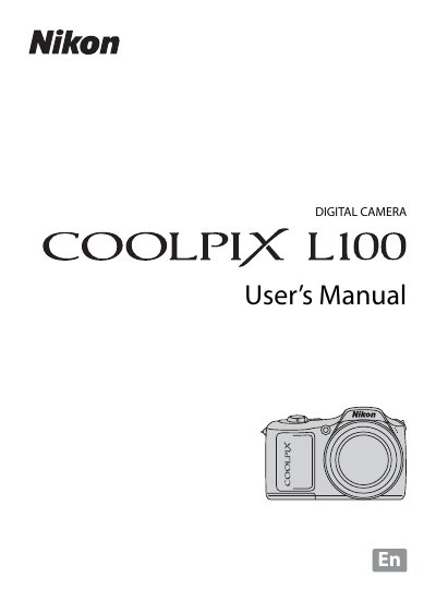 Nikon COOLPIX L100 User Manual
