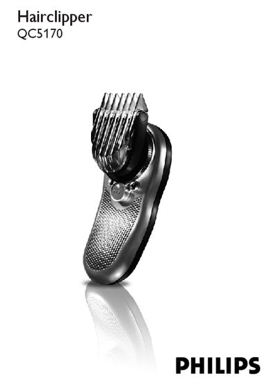 Philips QC5170 Hairclipper User Manual - cover page