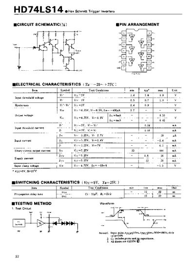 Hitachi DP-14, FP-14DA, FP-14DN Semiconductor Datasheet - cover page