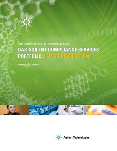 Agilent Enterprise Edition Compliance Services Portfolio - cover page
