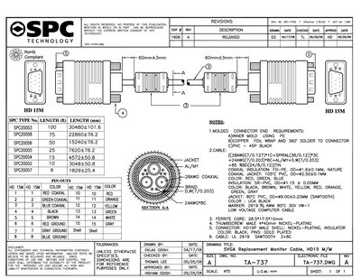 SPC TA-737 Selection Guide - cover page