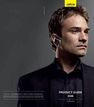 Jabra 2008 Product Guide - cover page