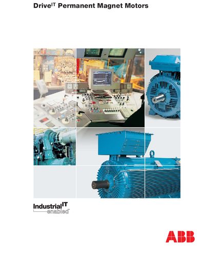 ABB Permanent Magnet Motors Product Guide - cover page
