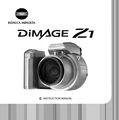 Minolta DiMAGE Z1 (DiMAGE 21) User Manual - cover page
