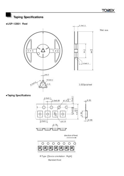 TOREX USP-12B01 Reel Manual - cover page
