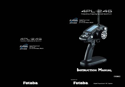 Futaba 4PL-2.4G Manual - cover page