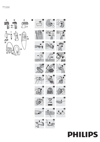 Philips TT2030 Bodygroom User Manual - cover page