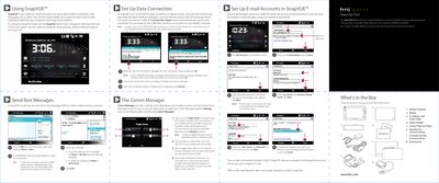 HTC SnapVUE Mobile Computer User Guide - cover page