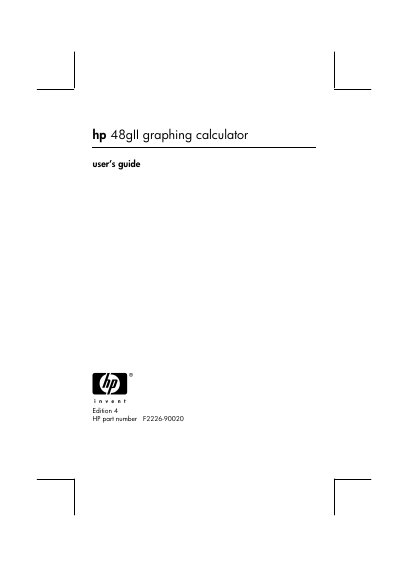 hp 49gll graphing calculator user manual(1)