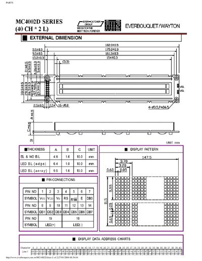 Everbouquet MC4002D Series Product Handbook - cover page