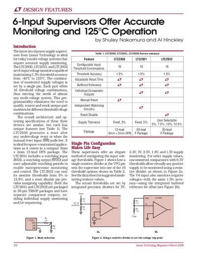 LINEAR LTC2932 Manual