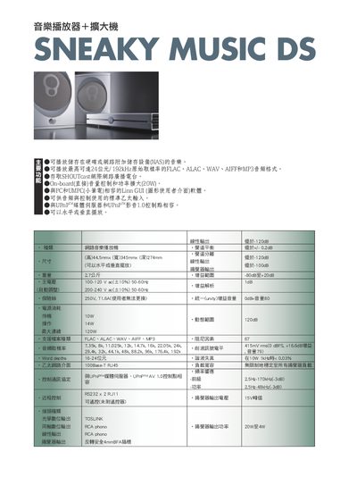 Sneaky Music DS Music Player User Manual - cover page