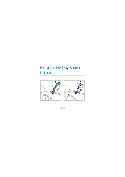 Nokia HH-12 Easy Mount Installation Guide - cover page