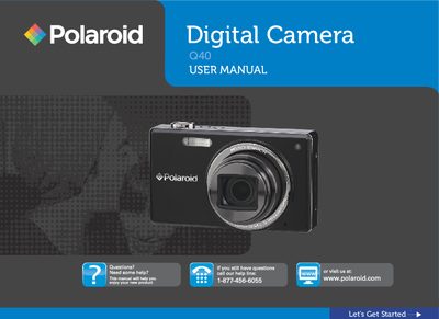 Polaroid Q40 Digital Camera User Manual - cover page