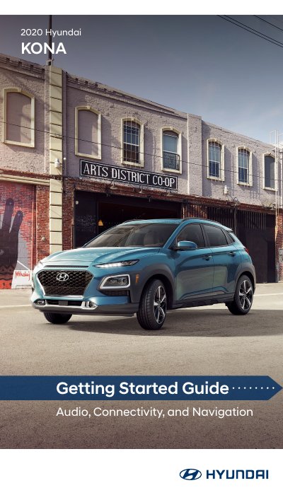 2020 Hyundai KONA Getting Started Guide - cover page