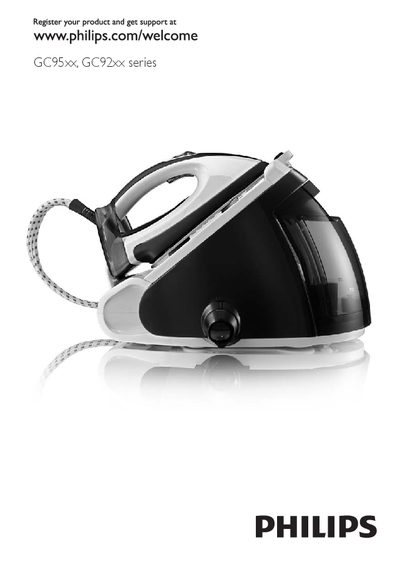 Philips GC95xx GC92xx Series Iron User Manual - cover page