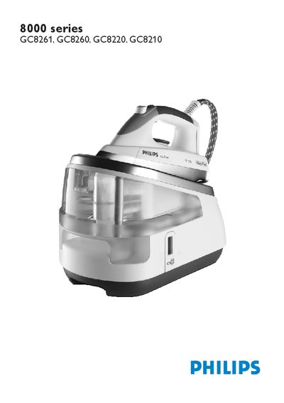 PHILIPS 8000 series GC8261 GC8260 GC8220 GC8210 user manual - cover page