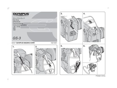 OLYMPUS GS-3 Manual - cover page