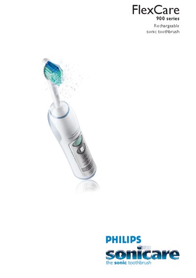 PHILIPS FlexCare 900 series Manual - cover page