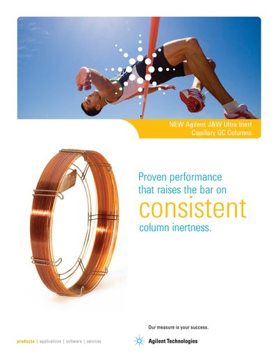 Agilent J&W Ultra Inert GC Capillary Columns Product Brochure - cover page