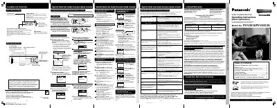 Panasonic PVV4612 VCR User Guide - cover page