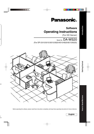 Panasonic DP3520_DDS Manual - cover page